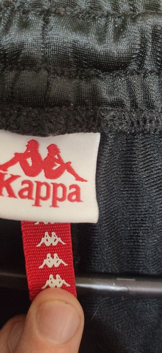 Spodnie dresowe męskie KAPPA z lampasami – Stan Idealny,