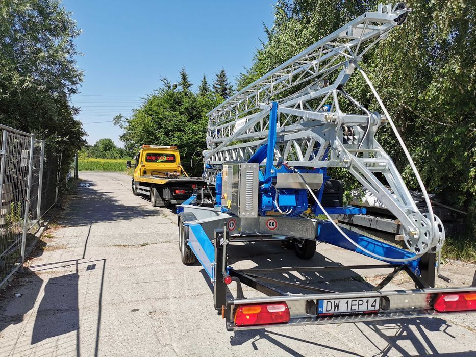 Mini Żuraw, dźwig dekarski, VICARIO OMV 380,  Dotacja do żurawia do 65%,