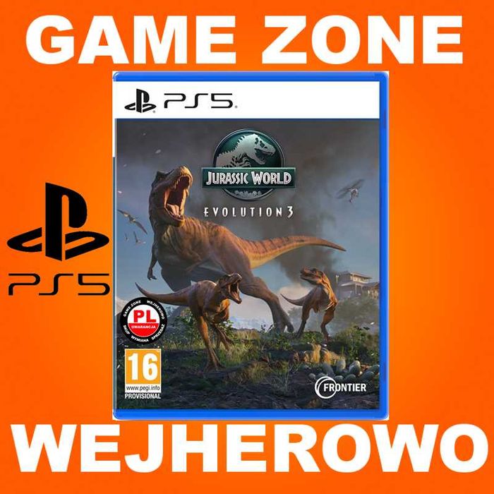 Jurassic World Evolution 3 PS5 = PŁYTA PL = gra do PlayStation 5