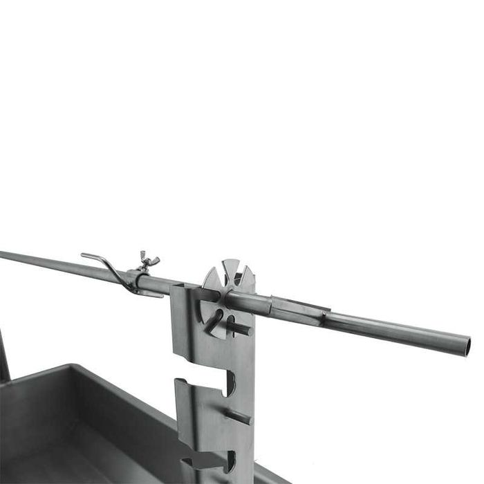 Churrasqueira a carvão em Inox BlazeElite 3 em 1