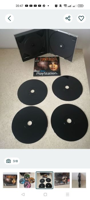 Koudelka gra PlayStation 1 Ps1 komplet PAL Anglik z instrukcją