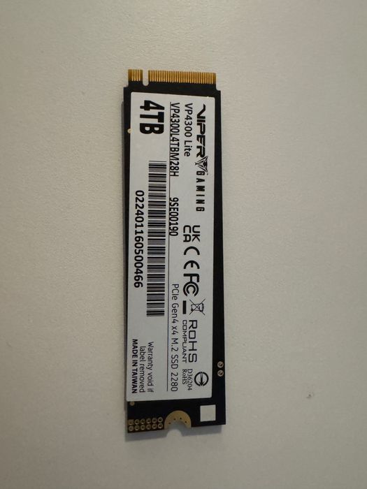SSD 4To Patriot VP4300 Lite M.2 4.0 NVME