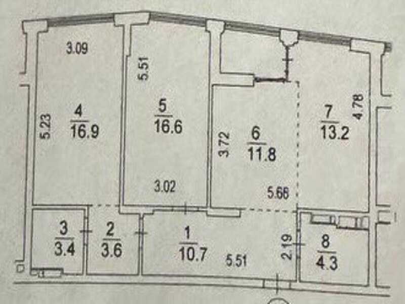 3-кімнатна квартира за адресою вул. Шолуденко (площа 83,6 м²) - Atlanta.ua - фото 20