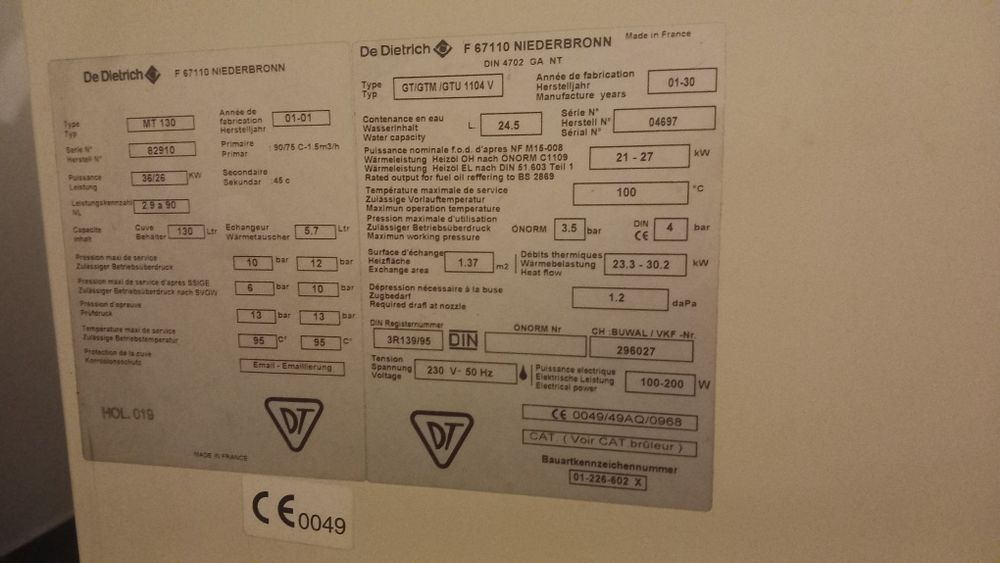 Caldeira de aquecimento central
