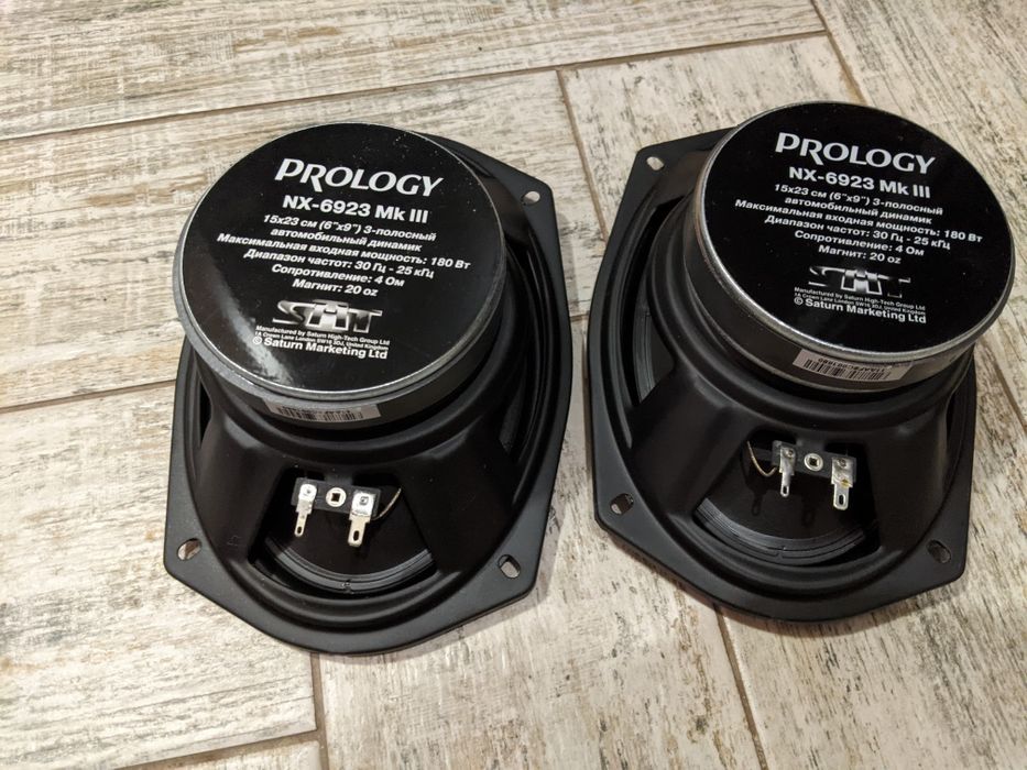Prology NX-6923 MkIII, овалы динамики в авто.
