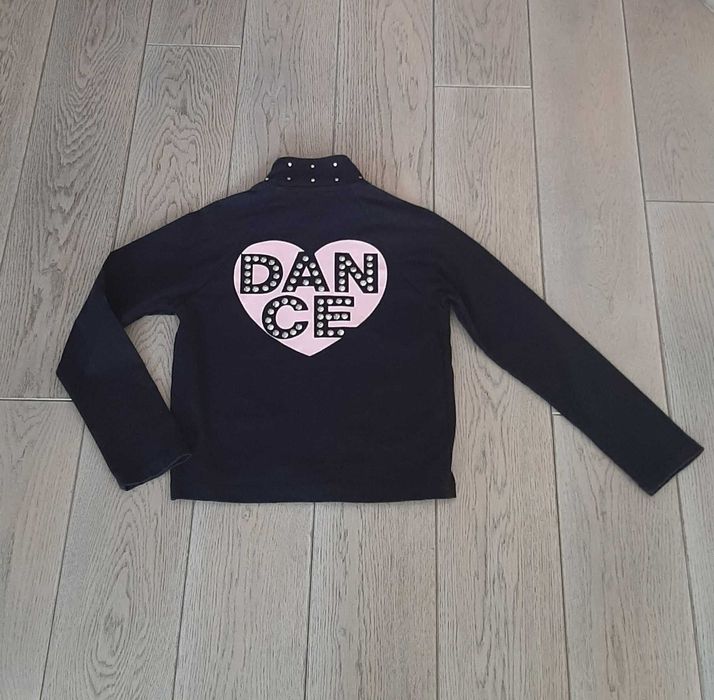 Moret Active Girl czarna bluza dziewczęca 6-7 lat