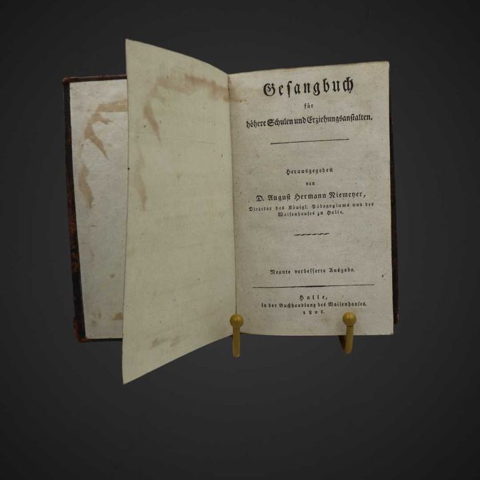 Hymnal dla szkół  oprawa twarda 1821r b51/012550