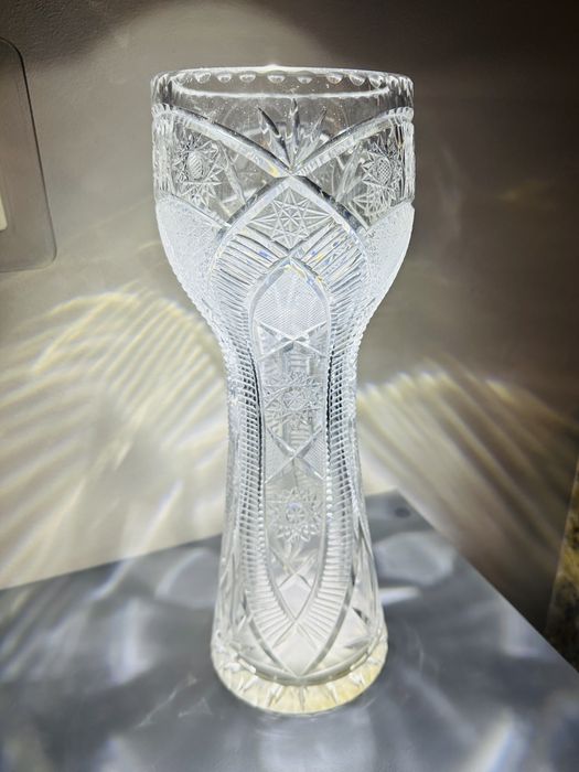 Wazon kryształowy kryształ PRL