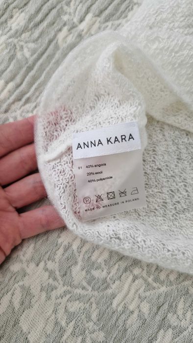 Anna Kara ślubna narzutka/komin/bolerko