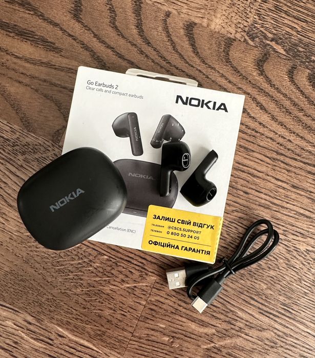 Бездротові стерео навушники Nokia Go Earbuds 2 TWS-112