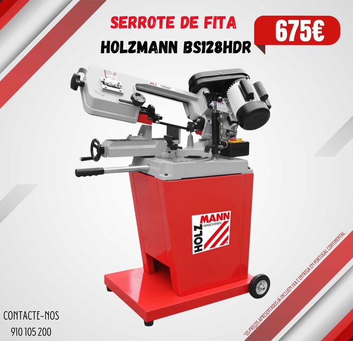 Serrote de fita HOLZMANN capac. corte Ø125 230V JL20