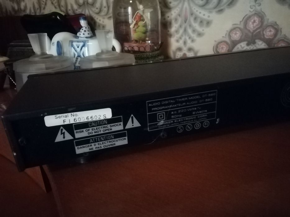 Timer para áudio hi-fi Pioneer (anos 80)