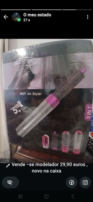 Vende - se modelador