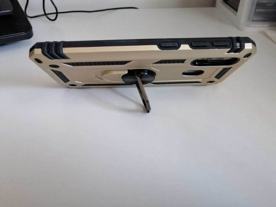 Rezerwacja Czarne Pancerne Etui dla Redmi Note 10 / Redmi Note 10S
