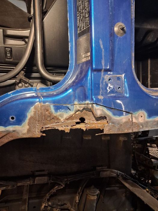 Зварювання порогів  Daf XF-105-106 ,Реставрація кабіни,Покраска