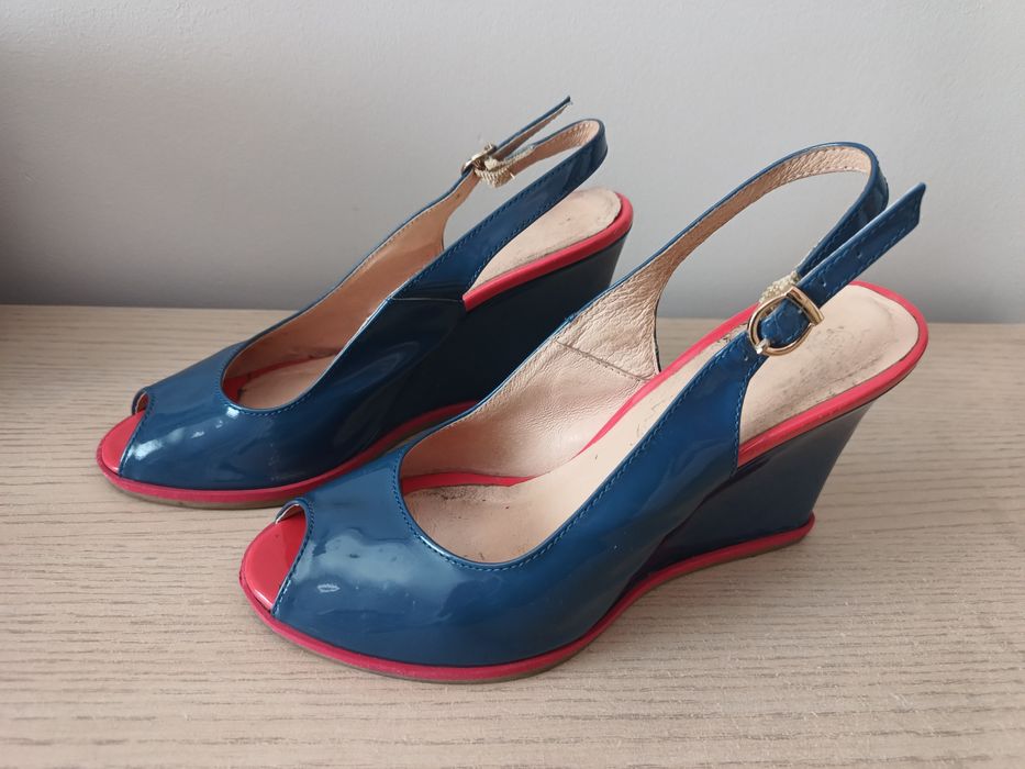 Włoskie skórzane buty 36