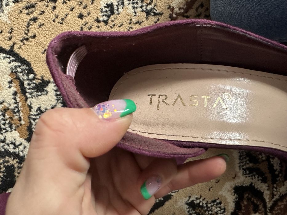 Туфли женские замшевые