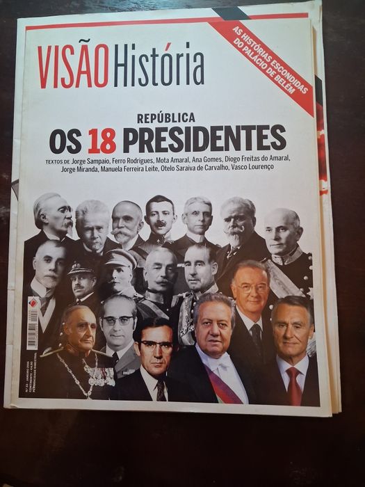 Lote 6 revistas Visão História