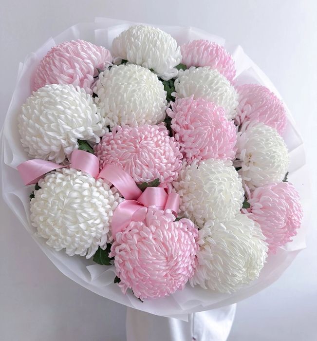 Букет хризантем, букет хризантемы Днепр, доставка цветов Днепр, квіти