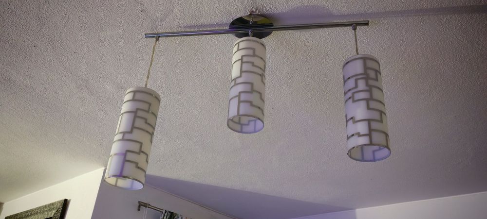 Candeeiro teto + Candeeiro Mesa