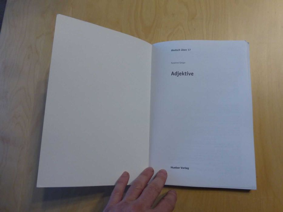 Deutsch uben 17. Adjektive. Susanne Geiger