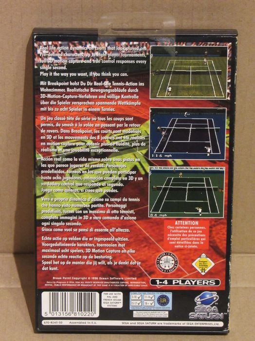 Jogo Sega Saturn Break Point completo
