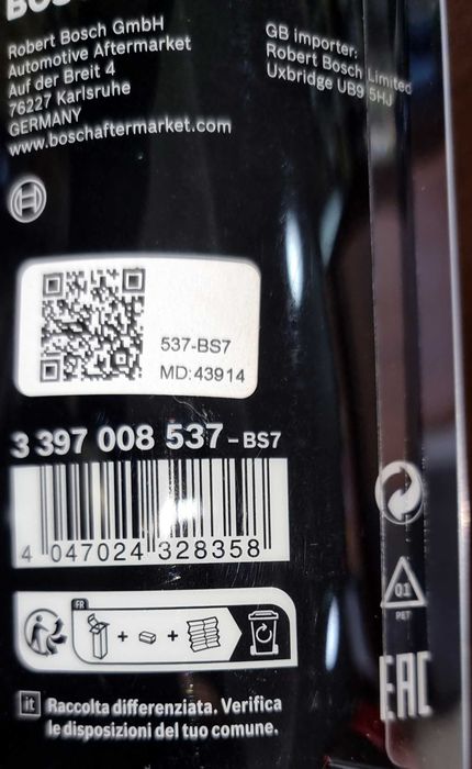 Wycieraczki BOSCH AeroTwin AR22U 550 / 475 mm