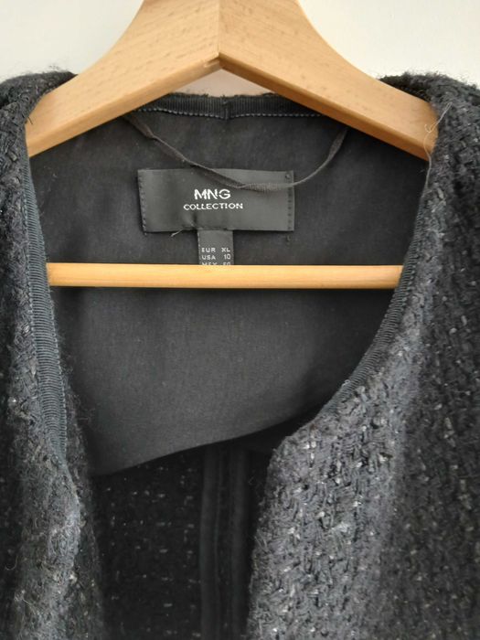 Casaco bolero preto XL da Mango