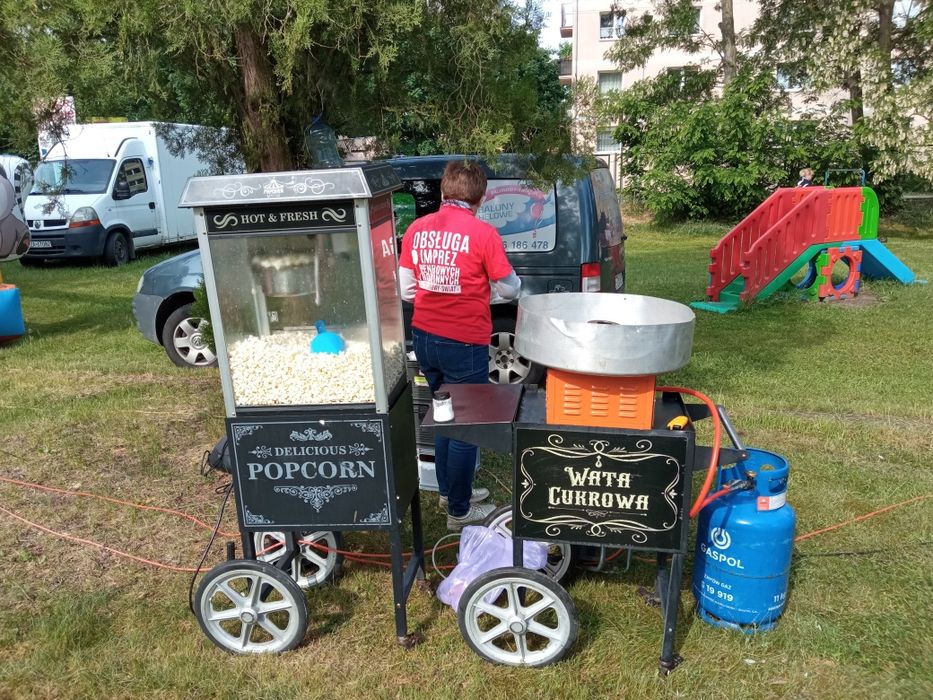 wata cukrowa lody popcorn granita obsługa festynu