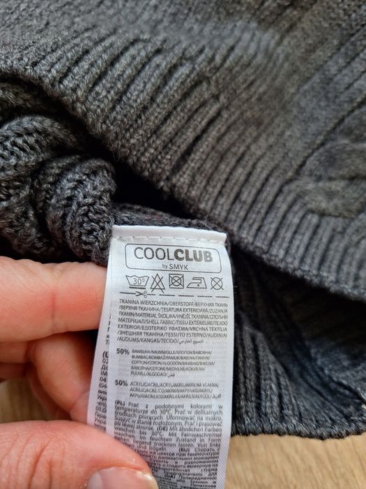 Komplet 2 swetry świąteczne zimowe r. 74 NOWE cool club