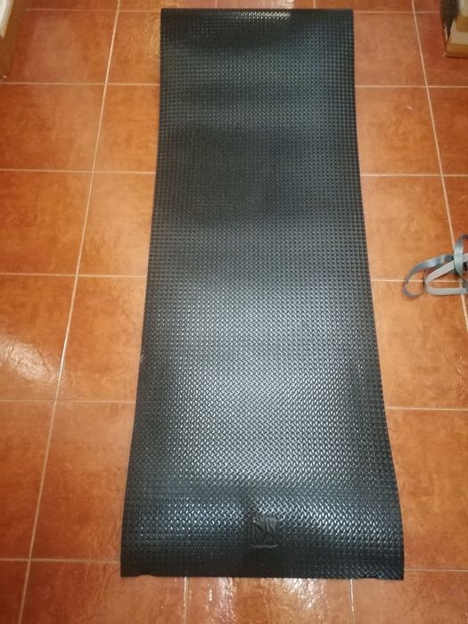 Tapete pilates decathlon como novo preto