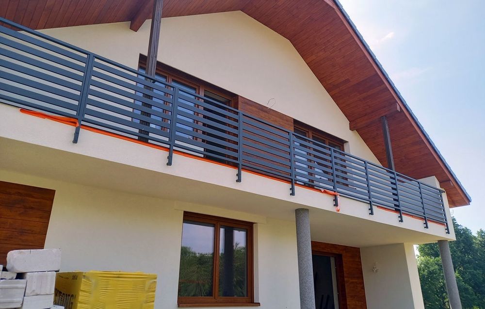 BALUSTRADY Panelowe Aluminiowe