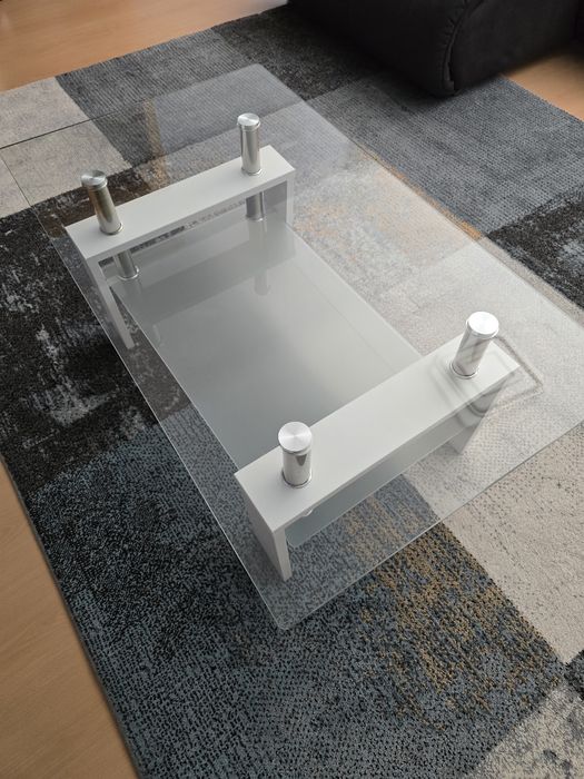 Mesa Centro Vidro Temperado