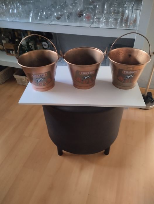 Balde para gelo em estanho