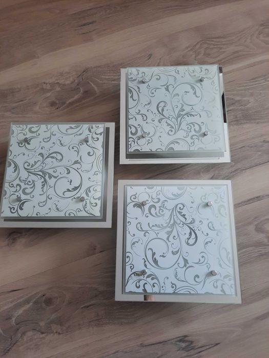 Plafon, komplet 3 sztuki.