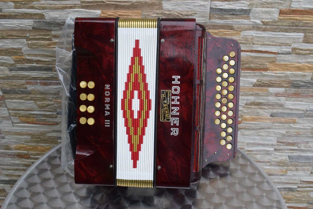 Concertina Hohner 3 Voz. Fa La Re