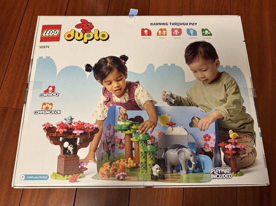 Конструктор Lego Duplo Дикі тварини Азіі (10974),оригінал