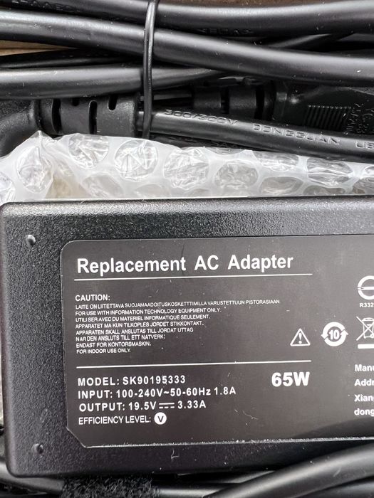 Carregador adaptador HP 19.5V 3.33A 65W - NOVO