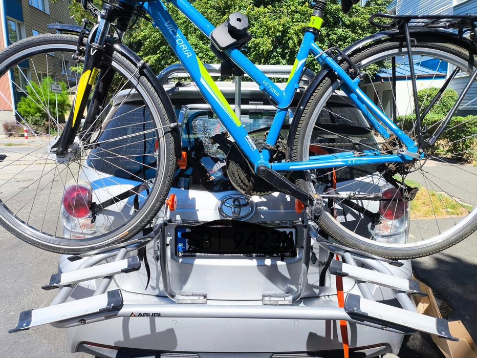 Bagażnik rowerowy na 3 rowery 45 kg na klapę aguri advans 3