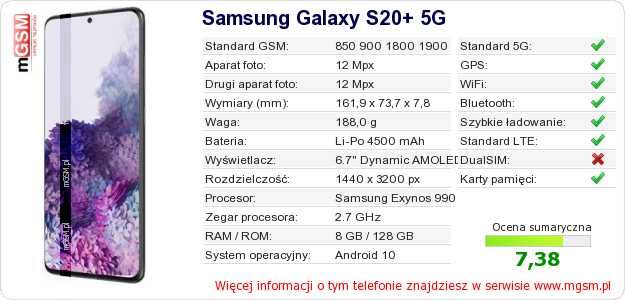 Samsung Galaxy S20 Plus 5G / Eko Komis