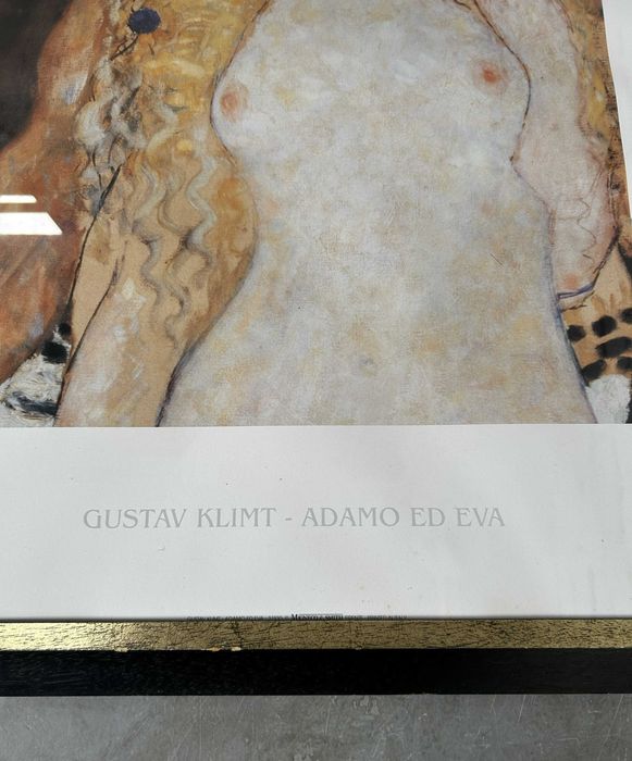 Plakat artystyczny "Adam i Ewa" Gustaw Klimt