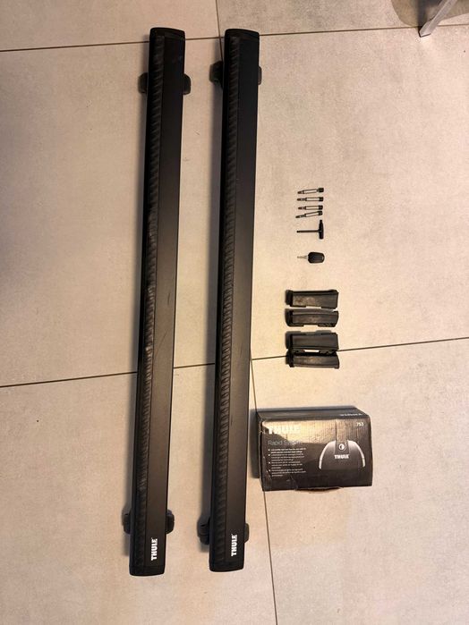 Thule belki 120 cm + kit montażowy  stopy 753
