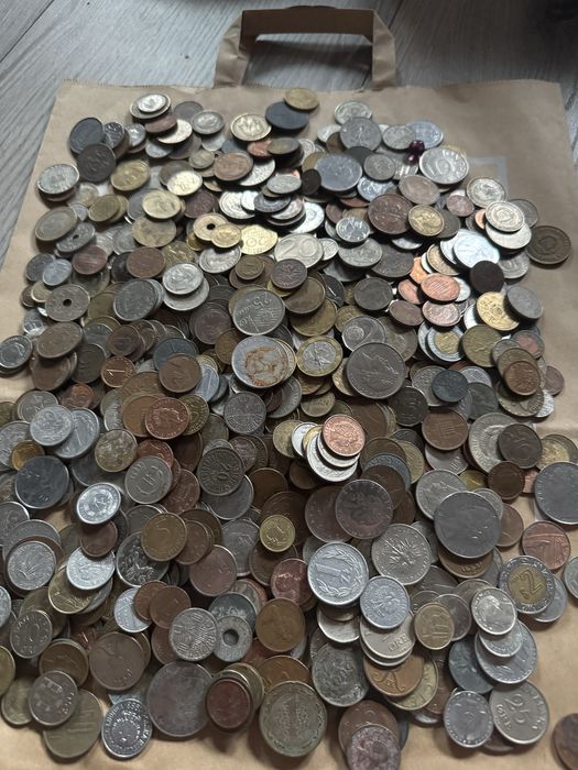 Monety mix zagrniczny 2kg