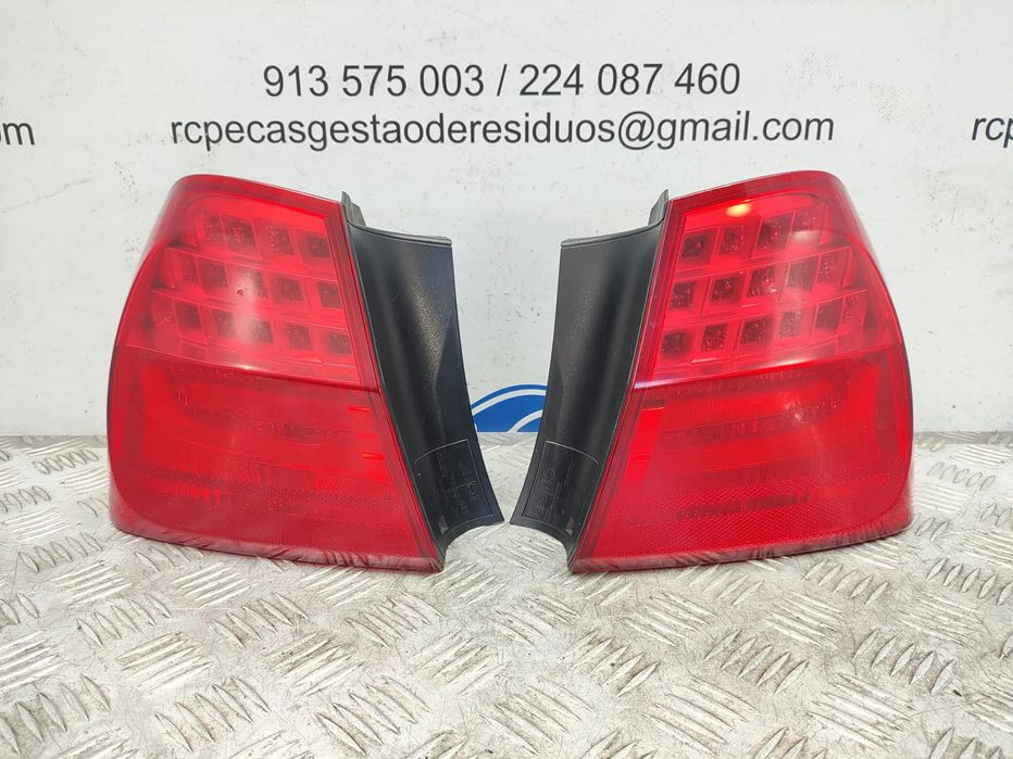 Farolins traseiros trás direito esquerdo LED originais BMW Serie 3