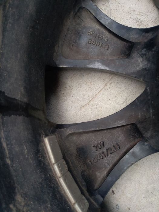 Колеса диски тойота   r16 205/60