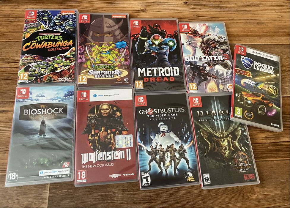 Nintendo Switch: Відьмак, Stalker, Remnant, Dark Souls, Diablo