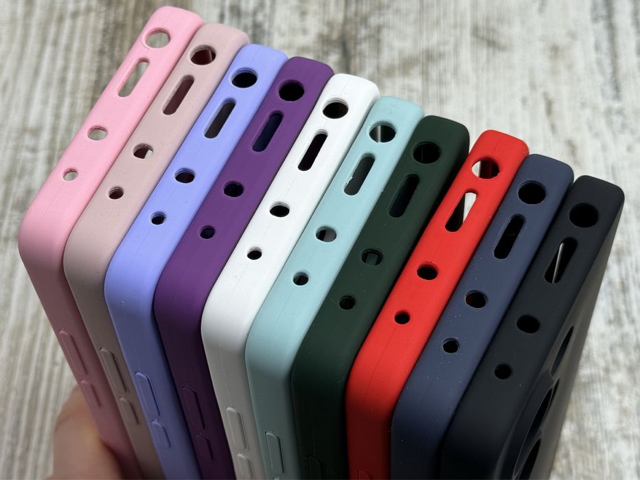 Не пачкаются! Чехол Silicone Case на Xiaomi Redmi Note 13 Pro 4G Чохол