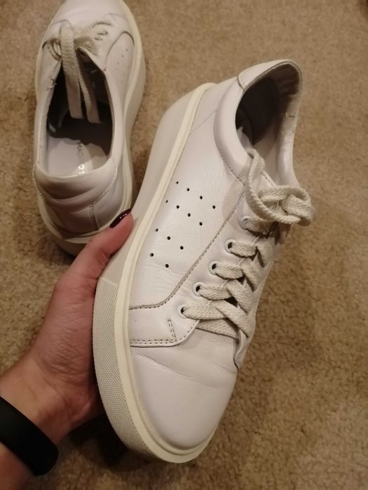 Білі базові кеди Madiro Shoes