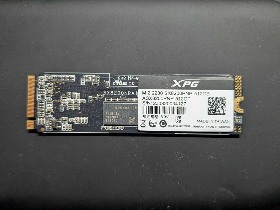 ADATA 512GB M.2 PCIe NVMe XPG SX8200 Pro