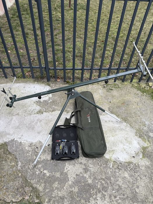 Tripod wędkarski Mack2 + buzz bary + pokrowiec + sygnalizatory